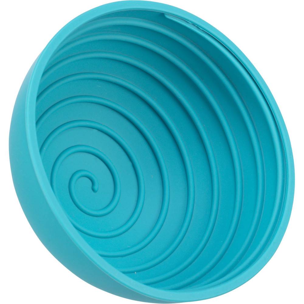 Trixie - Bol à lécher en silicone bleu 16 cm pour chien - Image 1