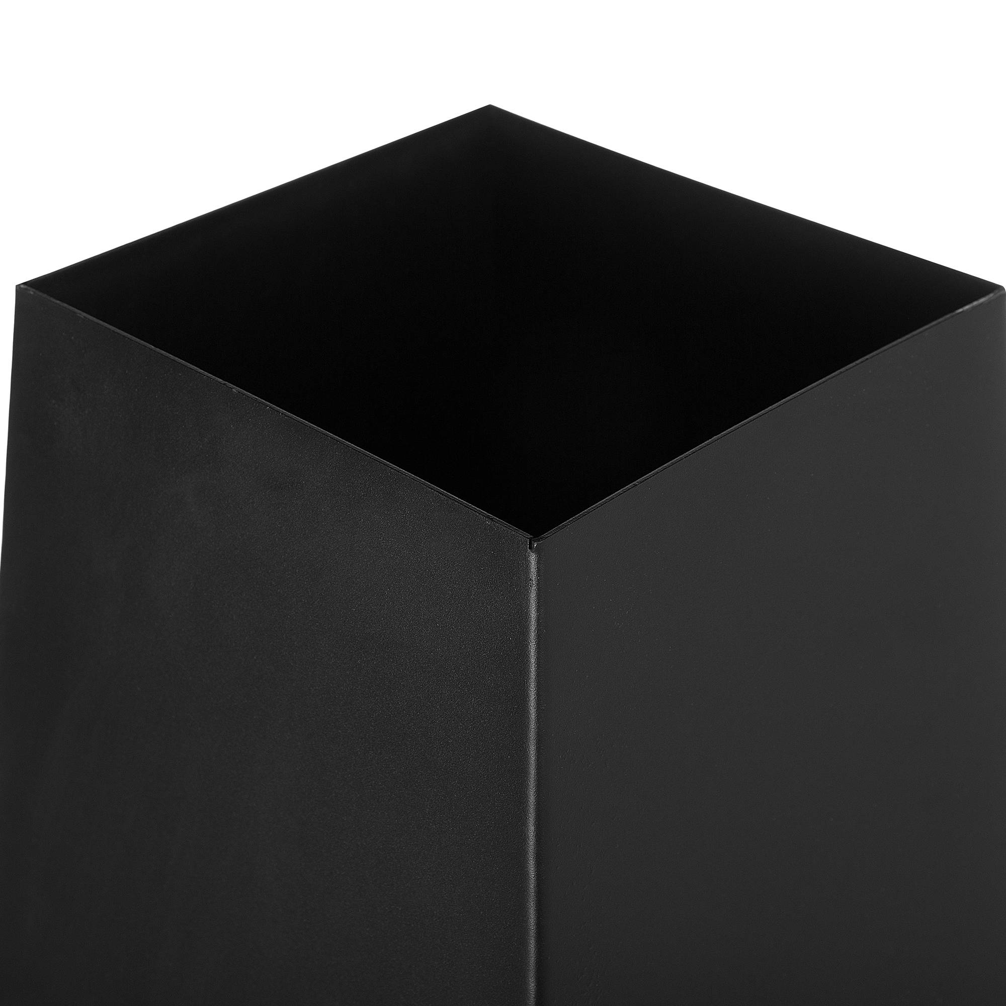 Beliani - Braséro en bois Acier Noir YATE - Beliani - Image 7