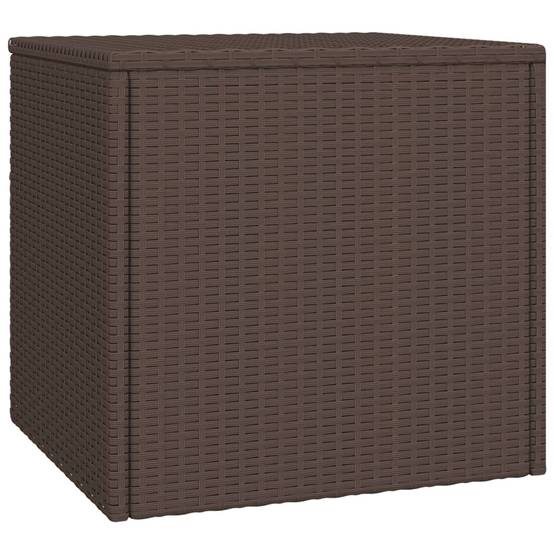 Table bois composite rotin marron 50 x 50 x 46 cm - Prolenta premium p333.9 - Image 3