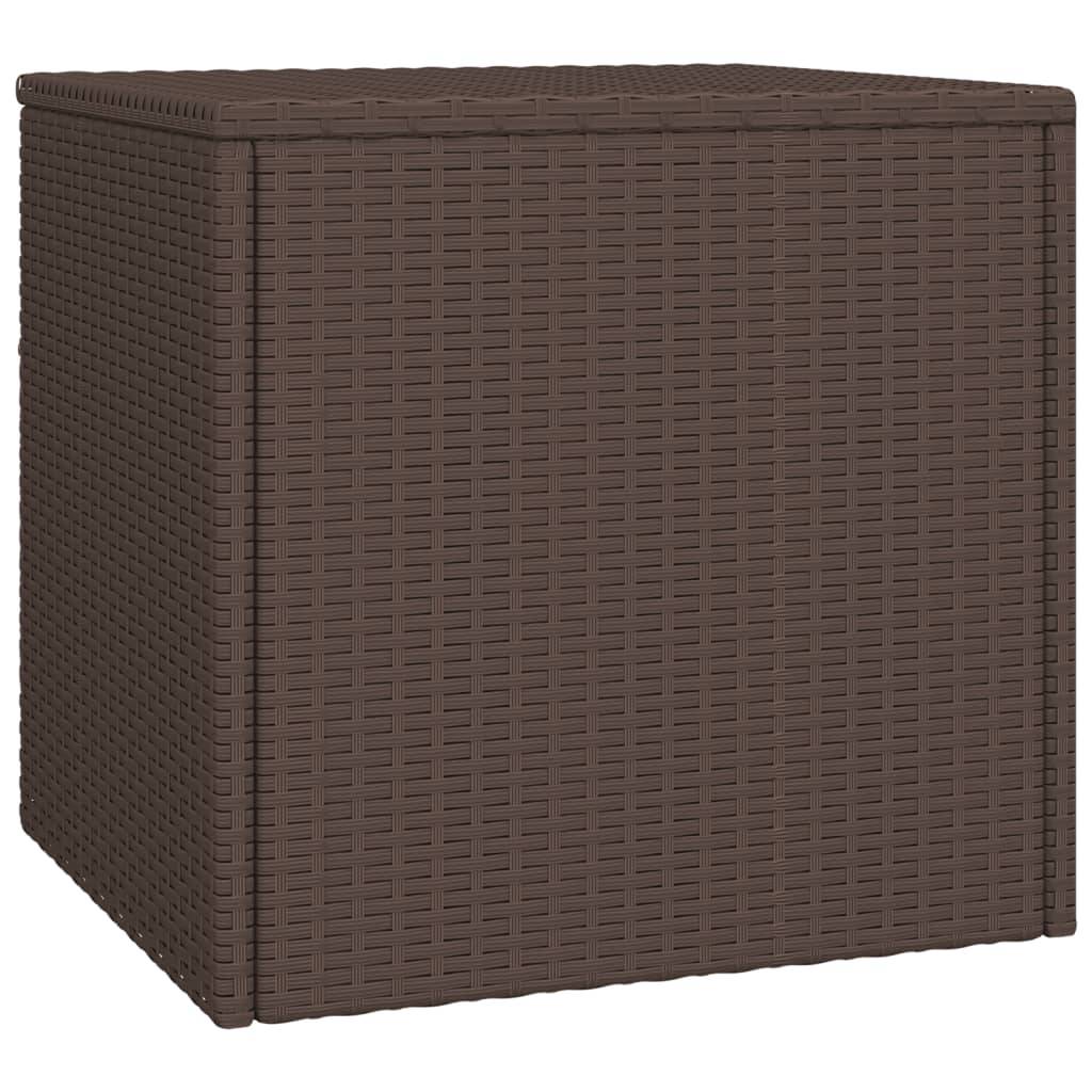 Table bois composite rotin marron  50 x 50 x 46 cm  - Prolenta premium p333.9 - Image 3