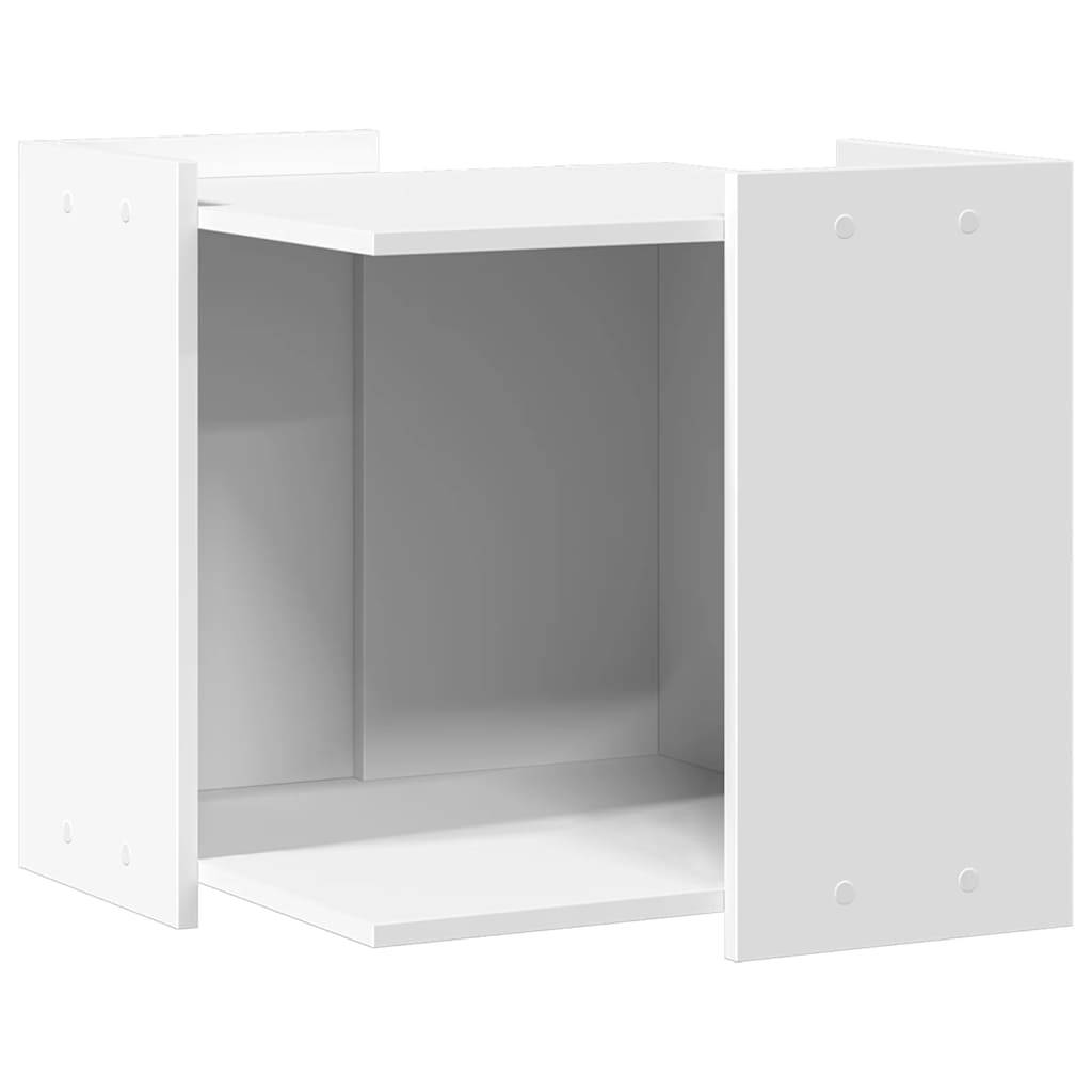Vidaxl - Meuble de bac à litière pour chat blanc bois d'ingénierie vidaXL 857751 - Image 2