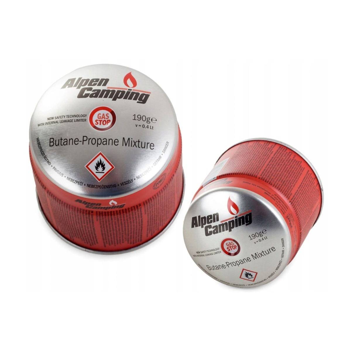 ALPEN - Pack 36 cartouches gaz 190g Butane Propane perçable sécurité stop-gaz - Image 6