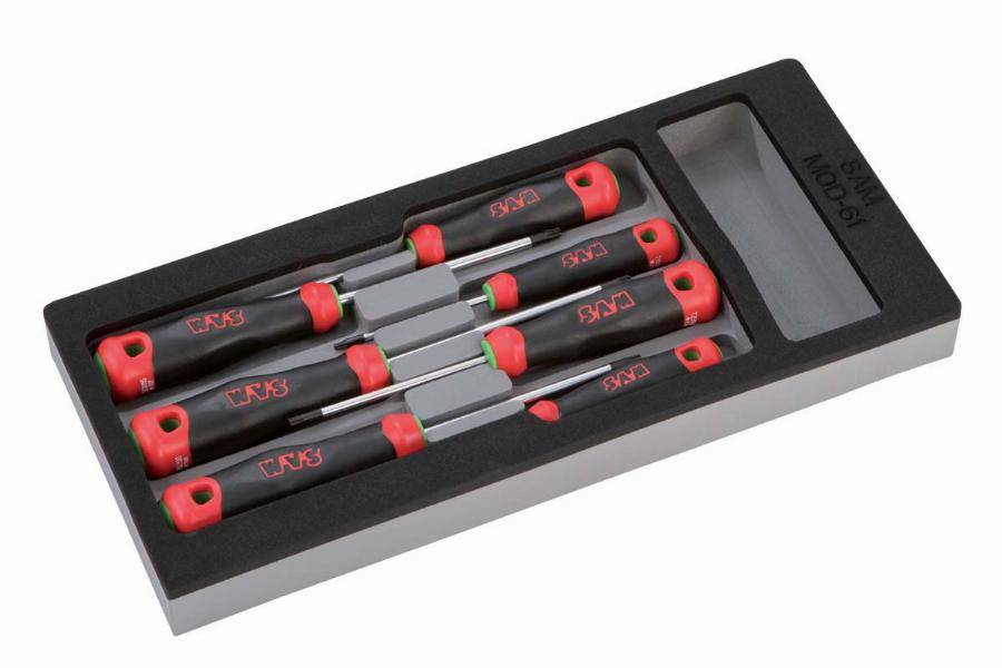Module mousse 1/3 de 7 tournevis bi-matière torx® SAM - TXJ7MM - Image 2