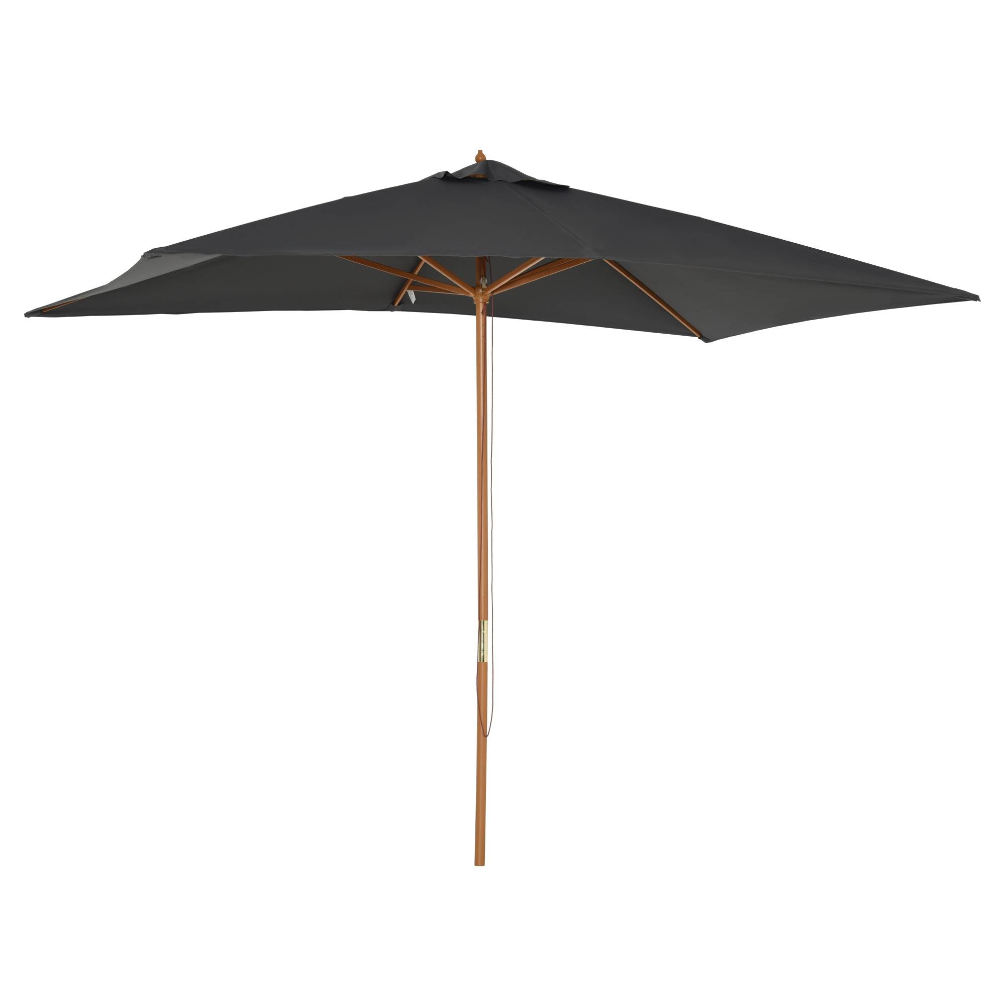 Parasol droit rectangulaire Parasol de jardin grande taille 3x2x2,5m gris foncé fr187 - Image 2