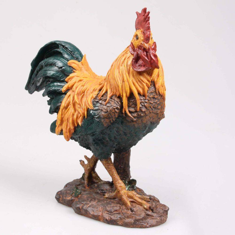 Farmwood Animals - Coq en résine 20 x 12 x 23 cm - Image 2