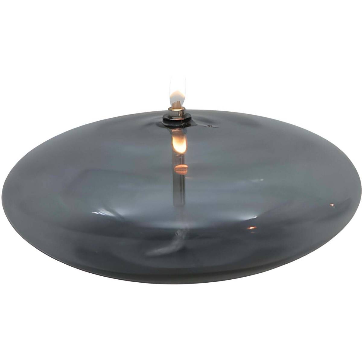Bazardeluxe - Lampe à huile en verre Ellipse 9 x 18 cm - Image 1
