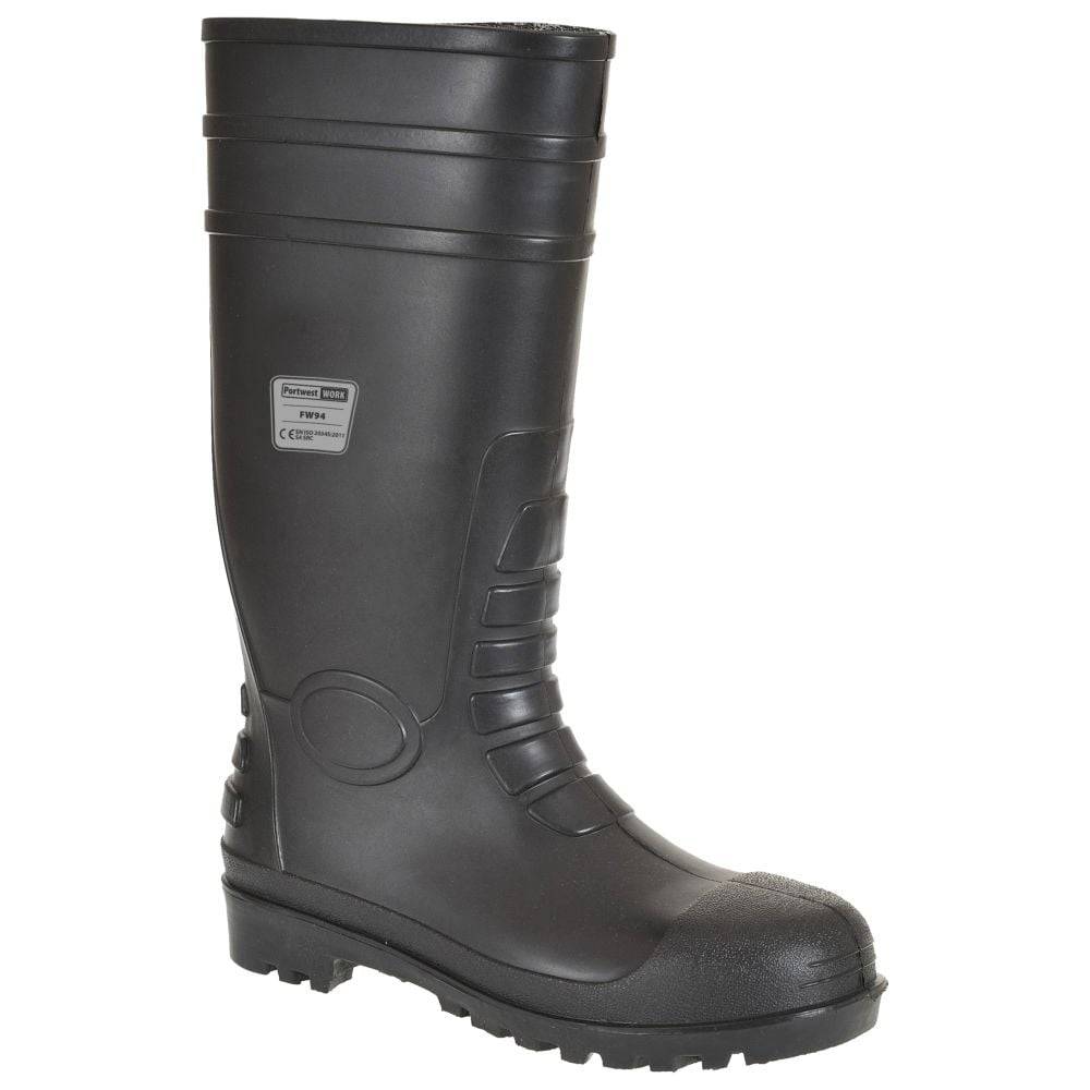 Botte de sécurité Wellington S4 Portwest Noir 43