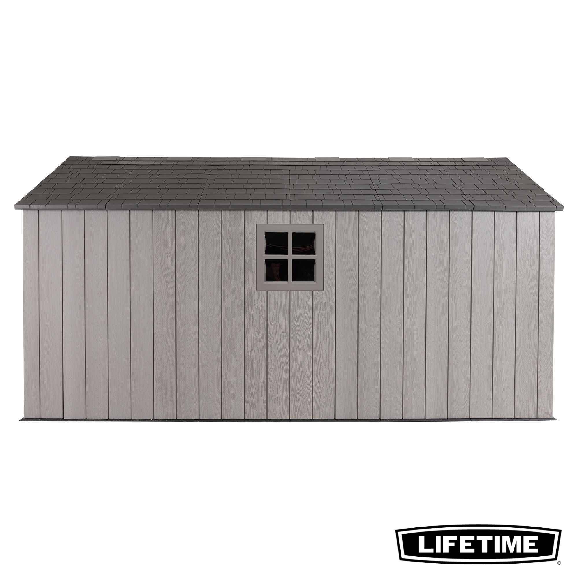 Lifetime - Abri de jardin résine 11.15 m2 / 2.44x4.57m LIFETIME #60353 - Image 2