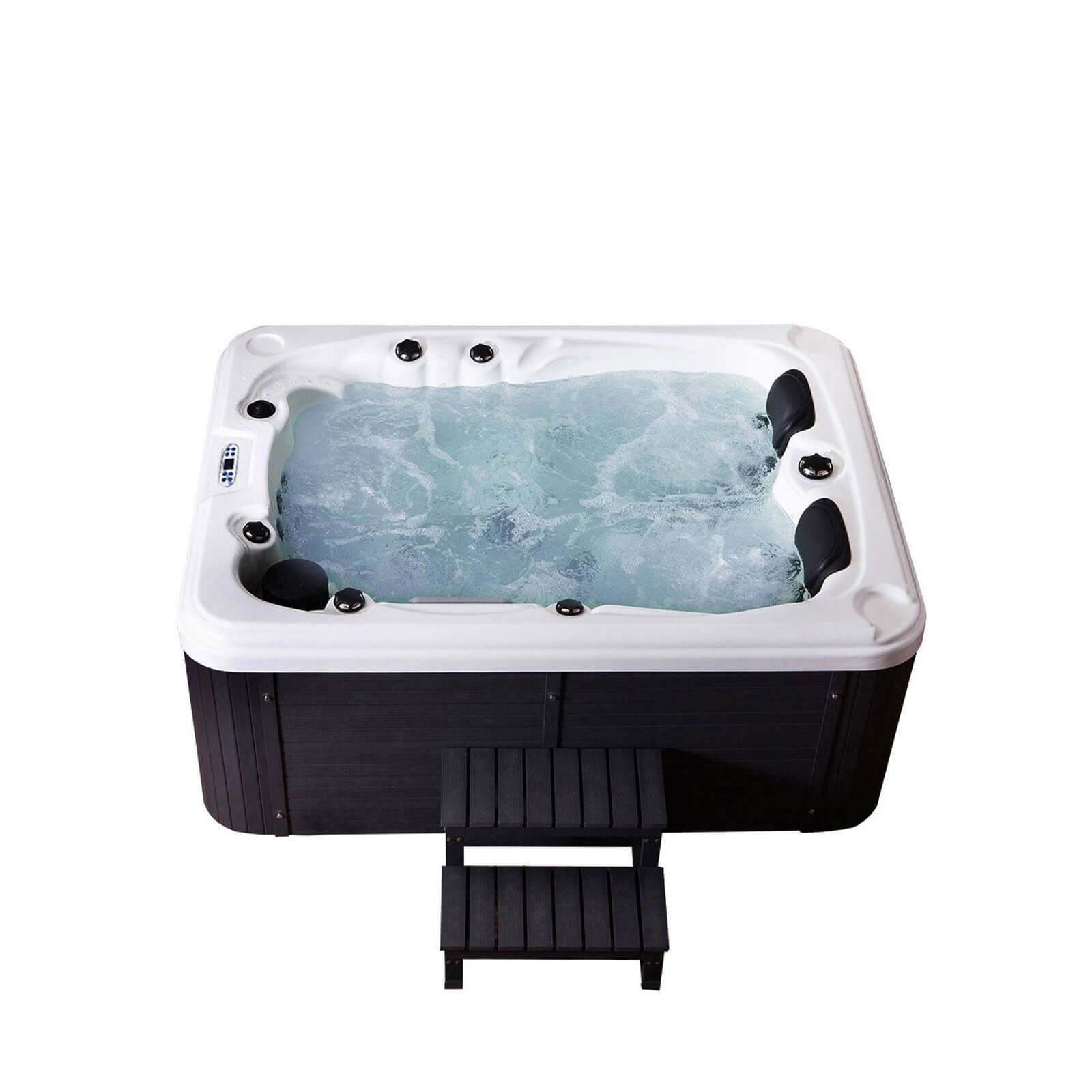 Bain é remous extérieur HOME DELUXE BEACH - Avec escalier et couverture thermique - Image 1