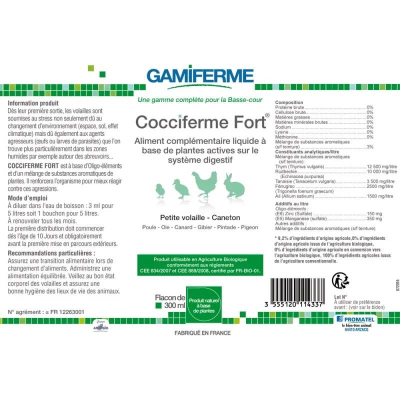 Autre - Cocciferme fort complément alimentaire volaille 300ml GAMIFERME - Image 2