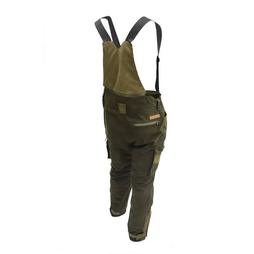 Salopette Grand Nord polyester polaire kaki marron Percussion - Image 3