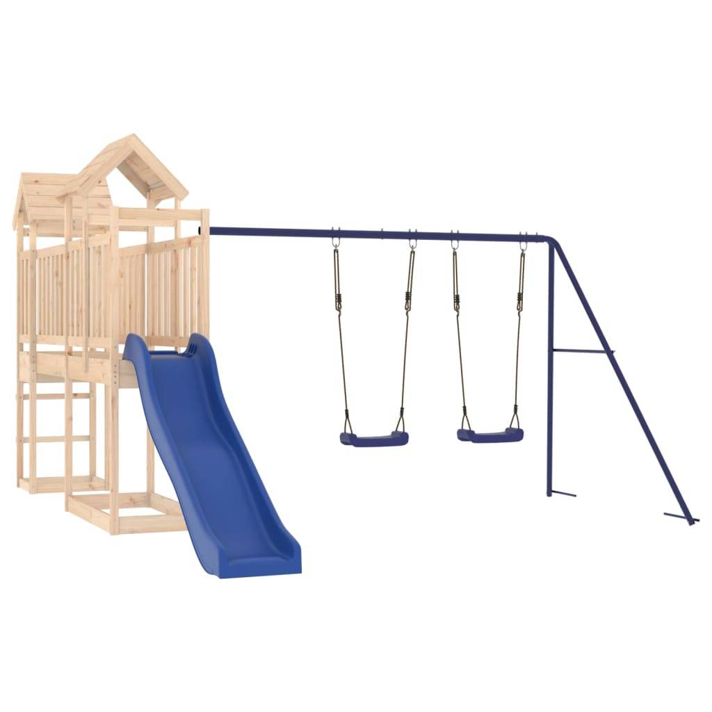 Helloshop26 - Ensemble de jeu d'extérieur 314 x 460 x 214 cm bois de pin massif - Image 2
