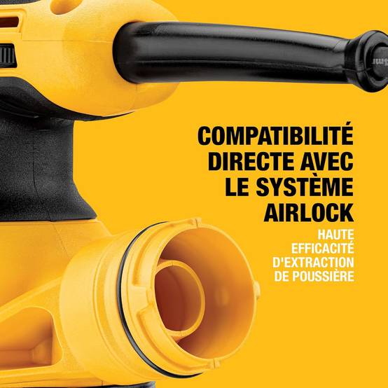 Ponceuse excentrique 280 W - 125 mm - DEWALT - DWE6423-QS - Image 2