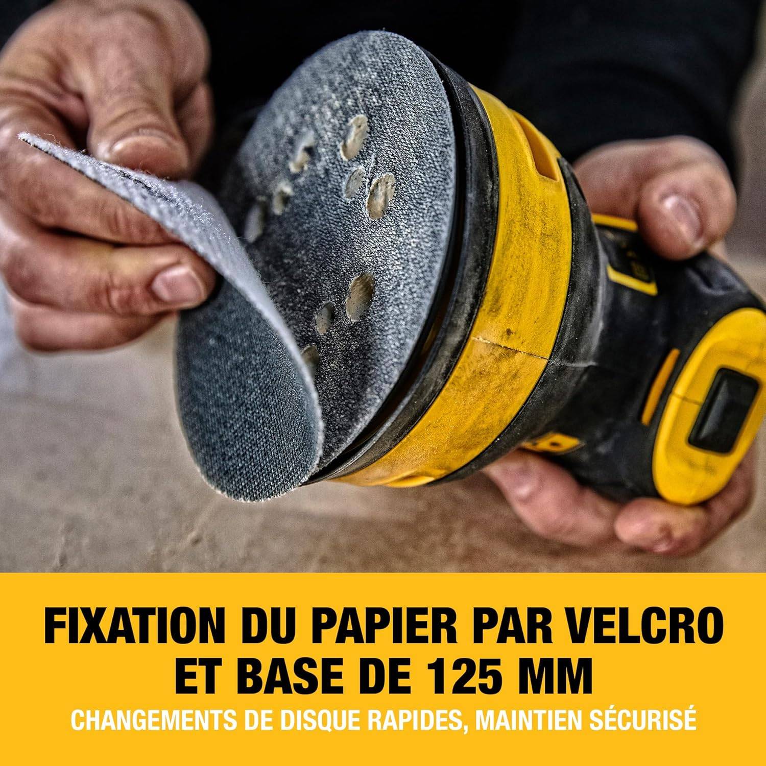 Ponceuse excentrique 280 W - 125 mm - DEWALT - DWE6423-QS - Image 7