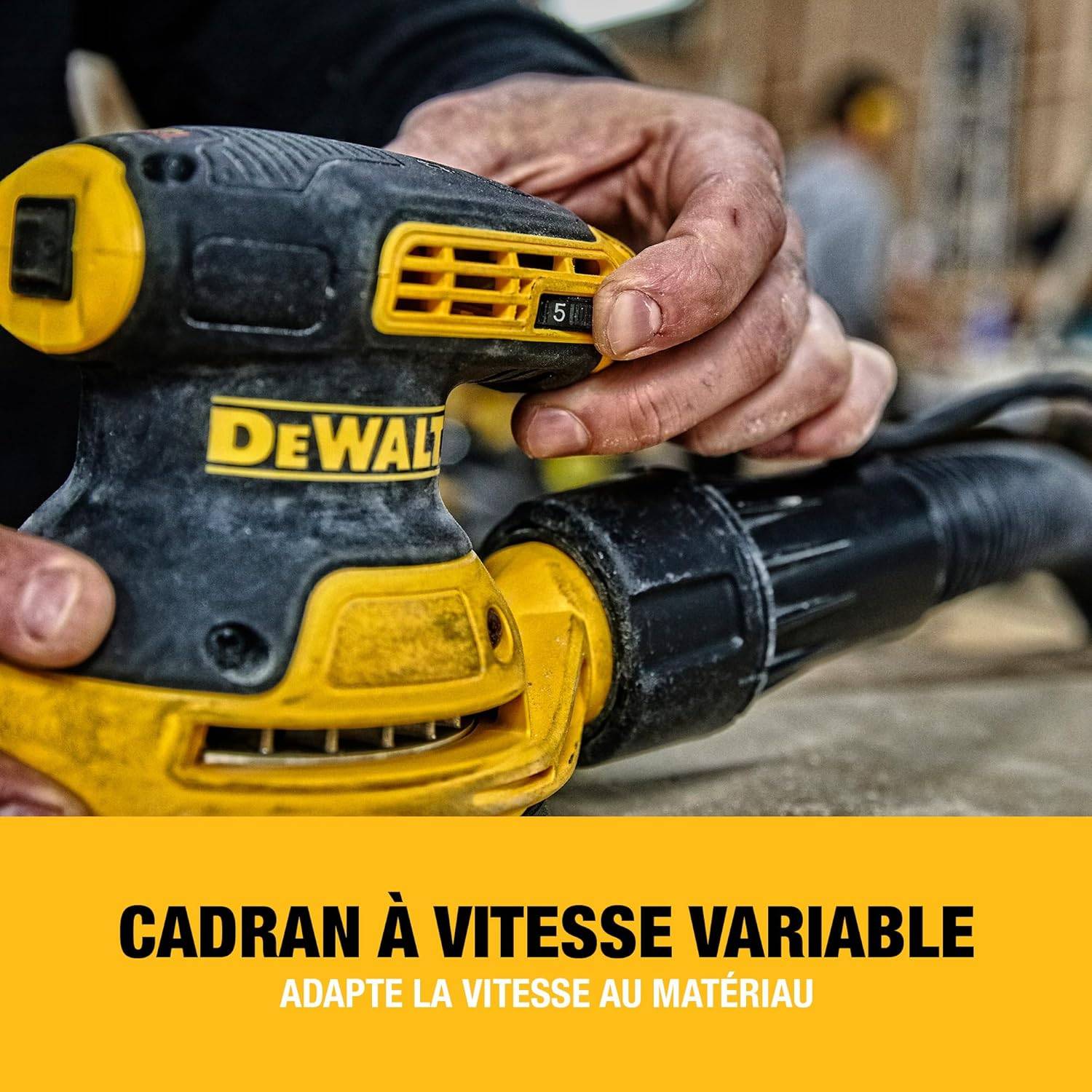 Ponceuse excentrique 280 W - 125 mm - DEWALT - DWE6423-QS - Image 8