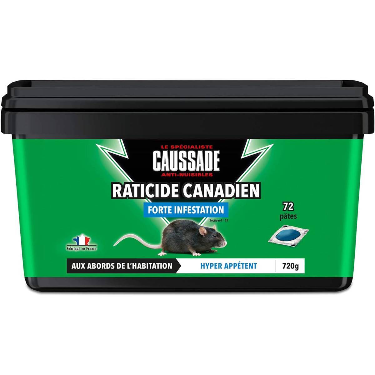 Raticide canadien 720 g et boîte sécurisée : votre allié anti-rongeurs - Image 7
