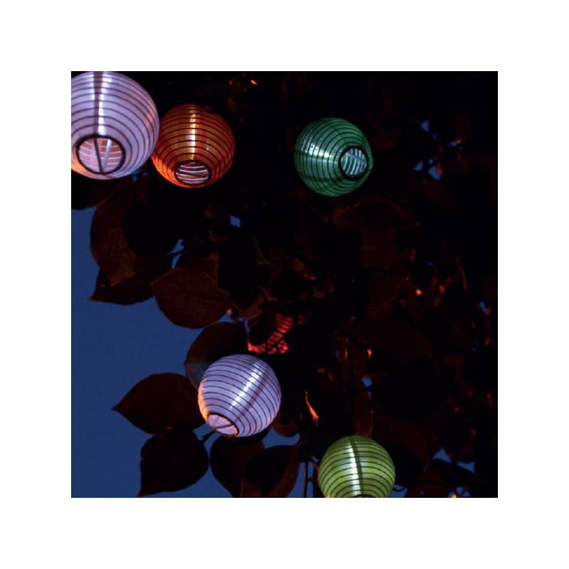 Watt & Home - Guirlande Solaire lumineuse Polka 10 lampions - Watt & Home - Image 2