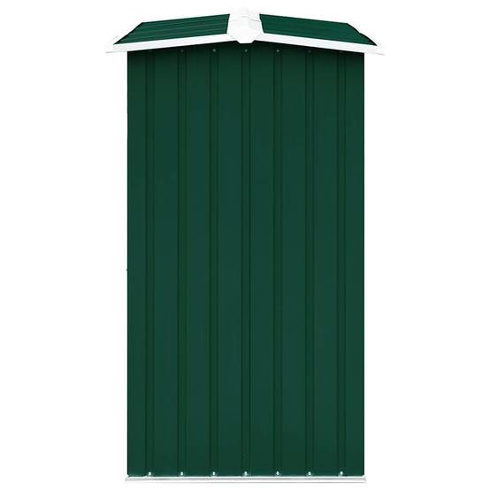Abri à bûches Acier Galvanisé pour Jardin Stockage Bois 172x91x154 cm Vert - ComfortXL Outdoor Living - Image 4