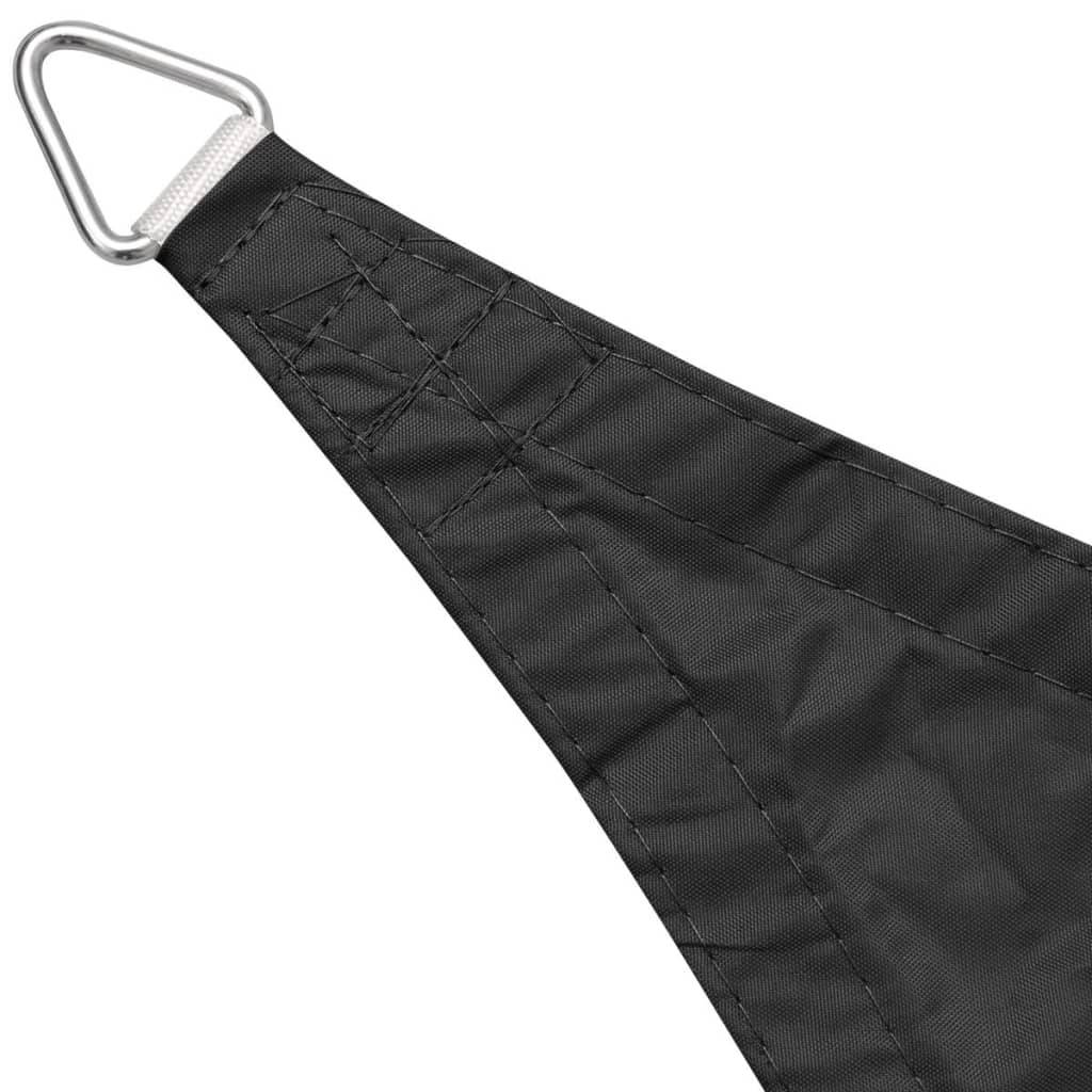 Voile toile d'ombrage parasol en tissu oxford rectangulaire 2 x 4 m anthracite - Image 3
