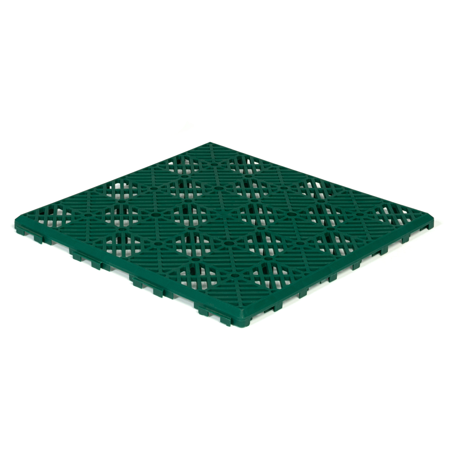 Lot de 10 dalles caillebotis de jardin vert 29.5x29.5 CM - Image 9