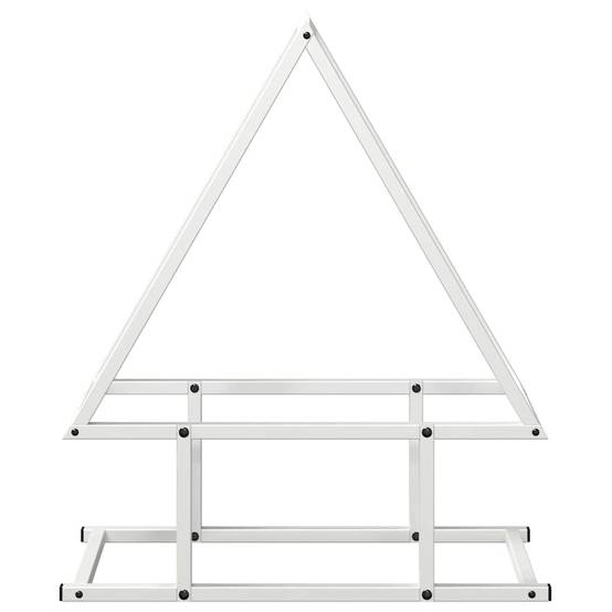 Porte-bûches en acier design pour cheminée intérieure Blanc 50x25x60 cm – ComfortXL Outdoor Living - Image 5