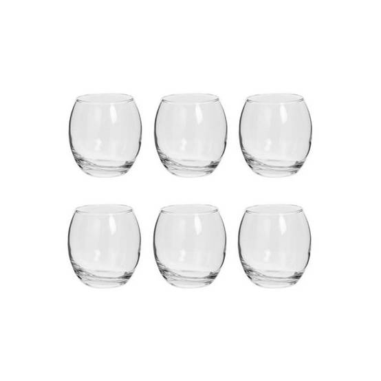 Lot de 6 Gobelets Bas "Cesari'Eau" 40cl Transparent - Image 1