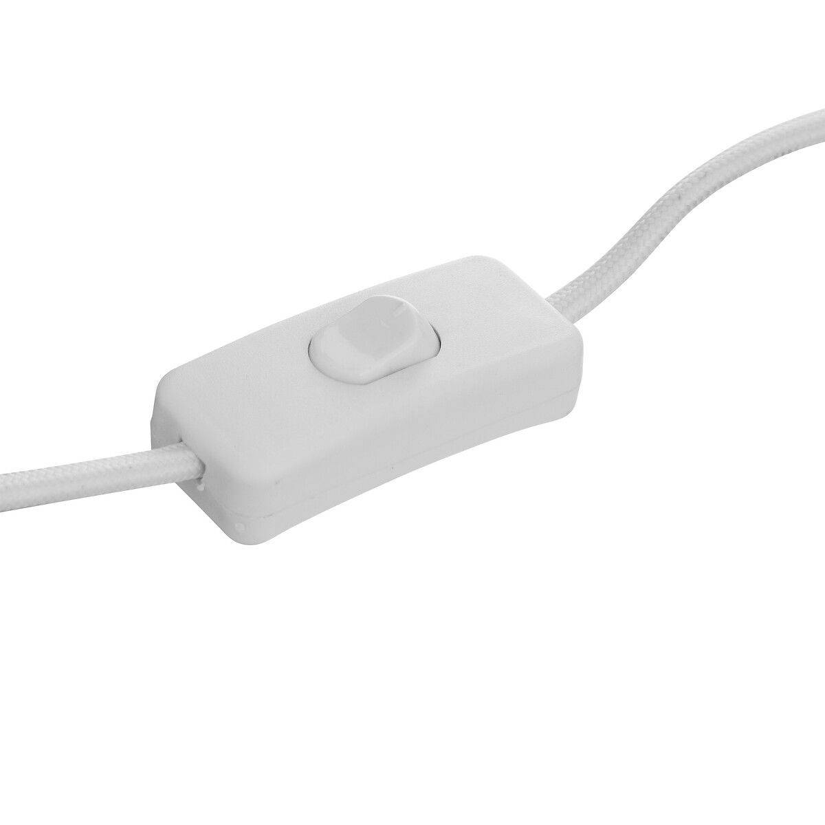 Lampe à Poser en Métal "Jiling" 47cm Blanc - Image 3