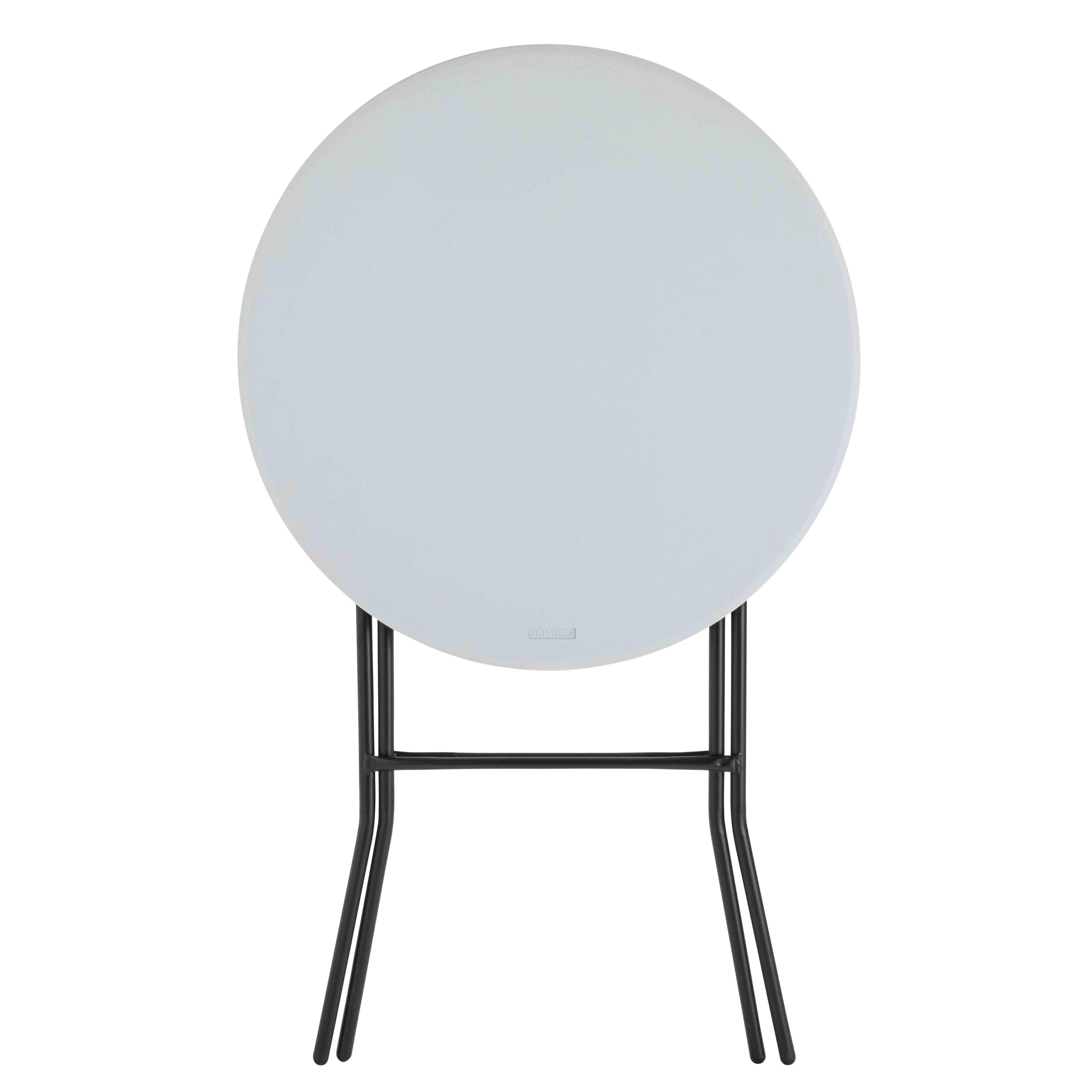 Oviala - Table mange-debout pliante blanche REKKEM - Oviala - Image 2