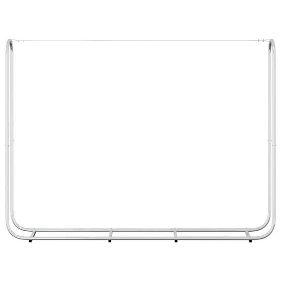 Abri-bûches extérieur acier galvanisé grande capacité pour jardin 200x25x150 cm Argenté - ComfortXL Outdoor Living - Image 4