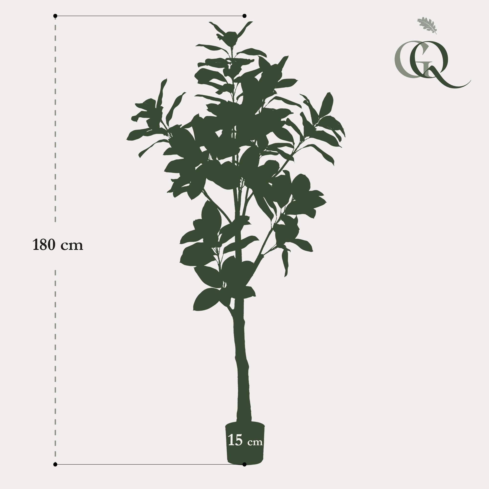 La Green Touch - Magnolia Grandiflora plante artificielle - h180cm, Ø15cm- La Green Touch - Image 3