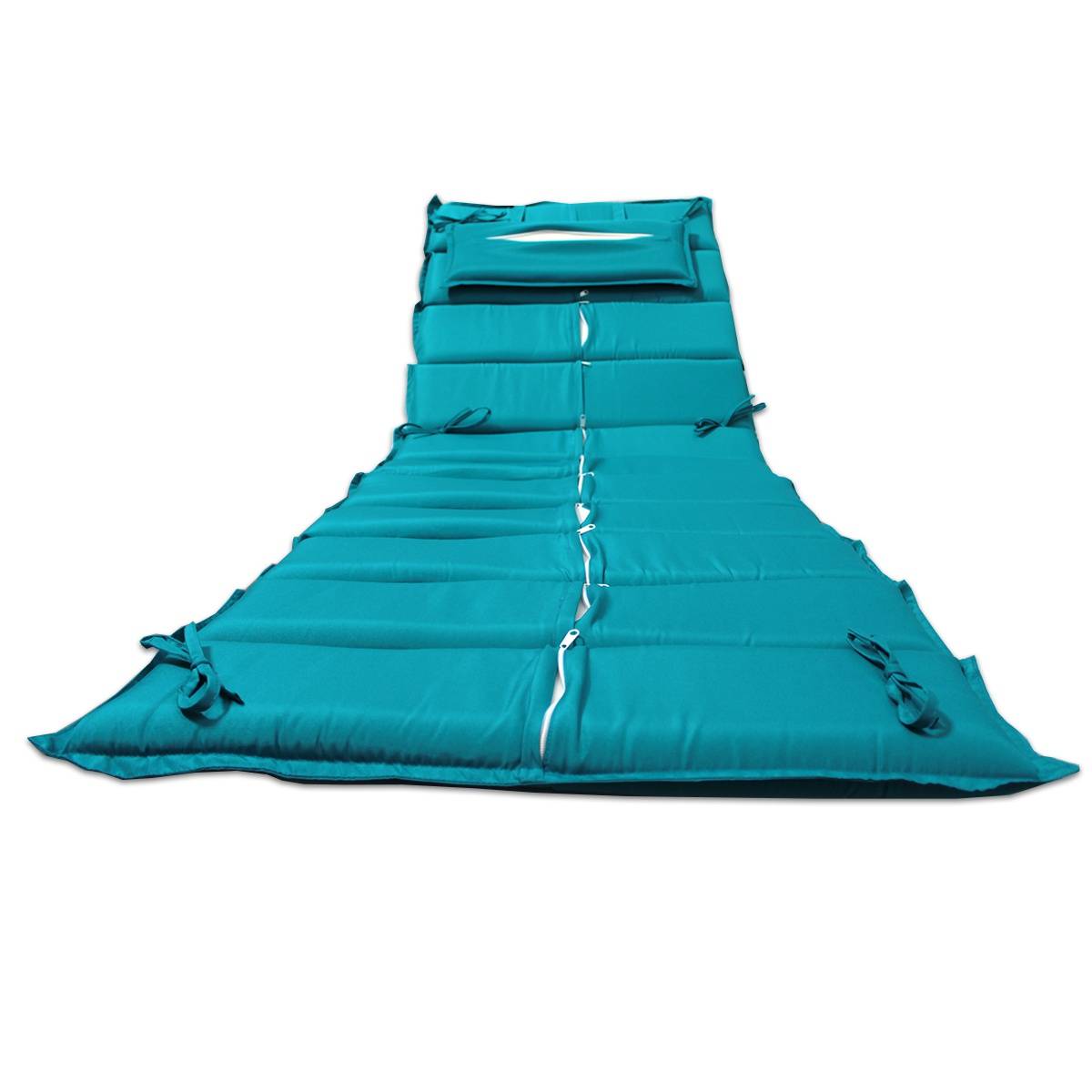 Matelas bleu canard pour bain de soleil - TECK'Attitude - Image 5