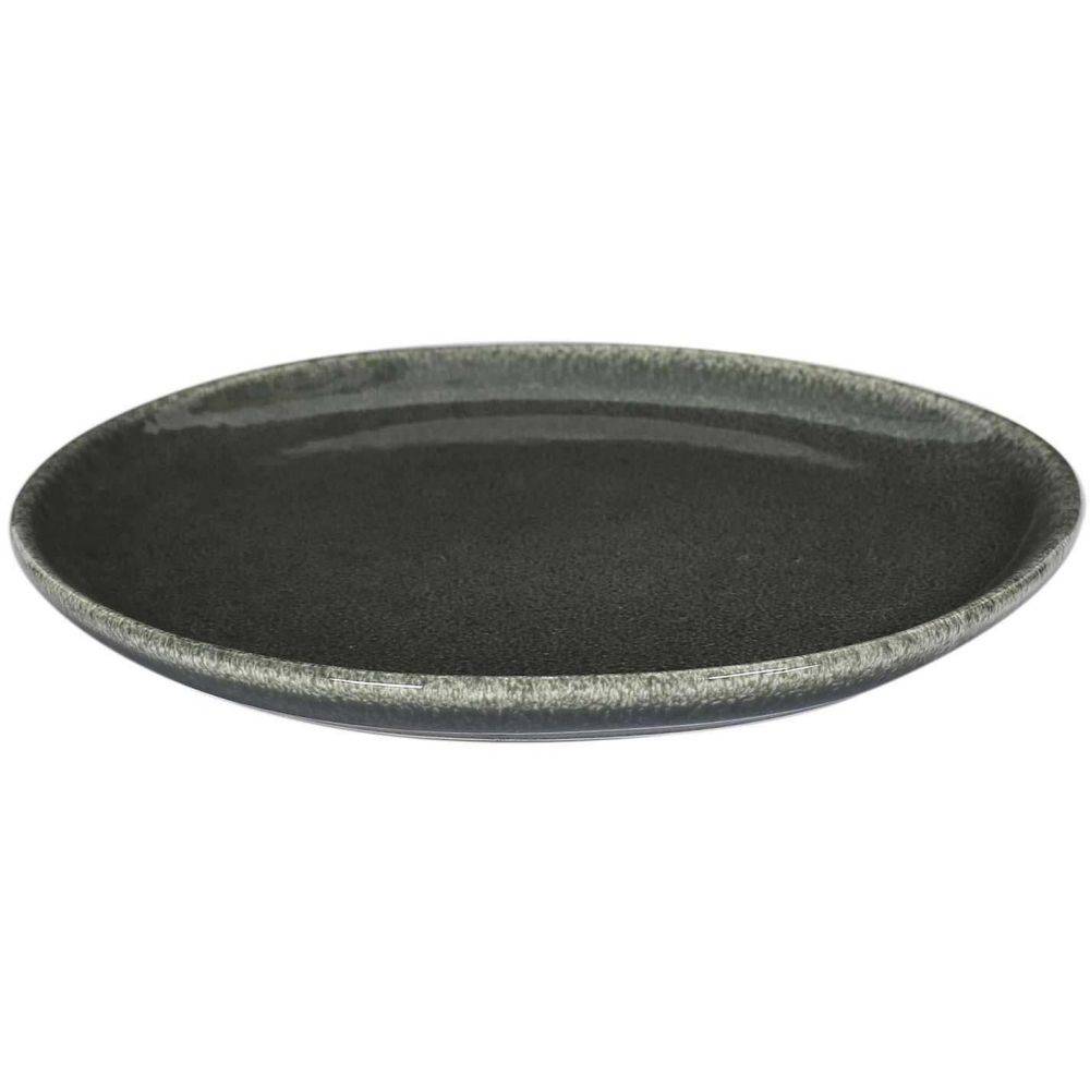 The Home Deco Factory - Assiette en grès vert Black Forest (Lot de 6) Assiette plate - 21 cm - Image 4