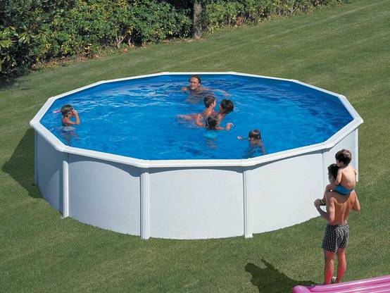 Gré - Piscine acier blanc Fidji ronde 5,70 x 1,22 m - Gré - Image 2