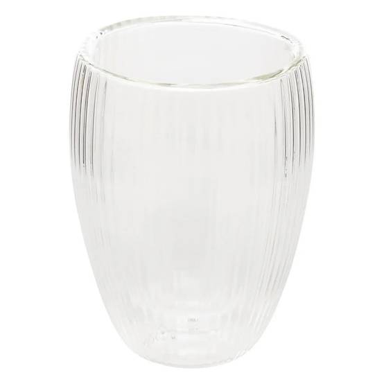 Lot de 6 Mugs Striés "Cléa" 28cl Transparent - Image 2