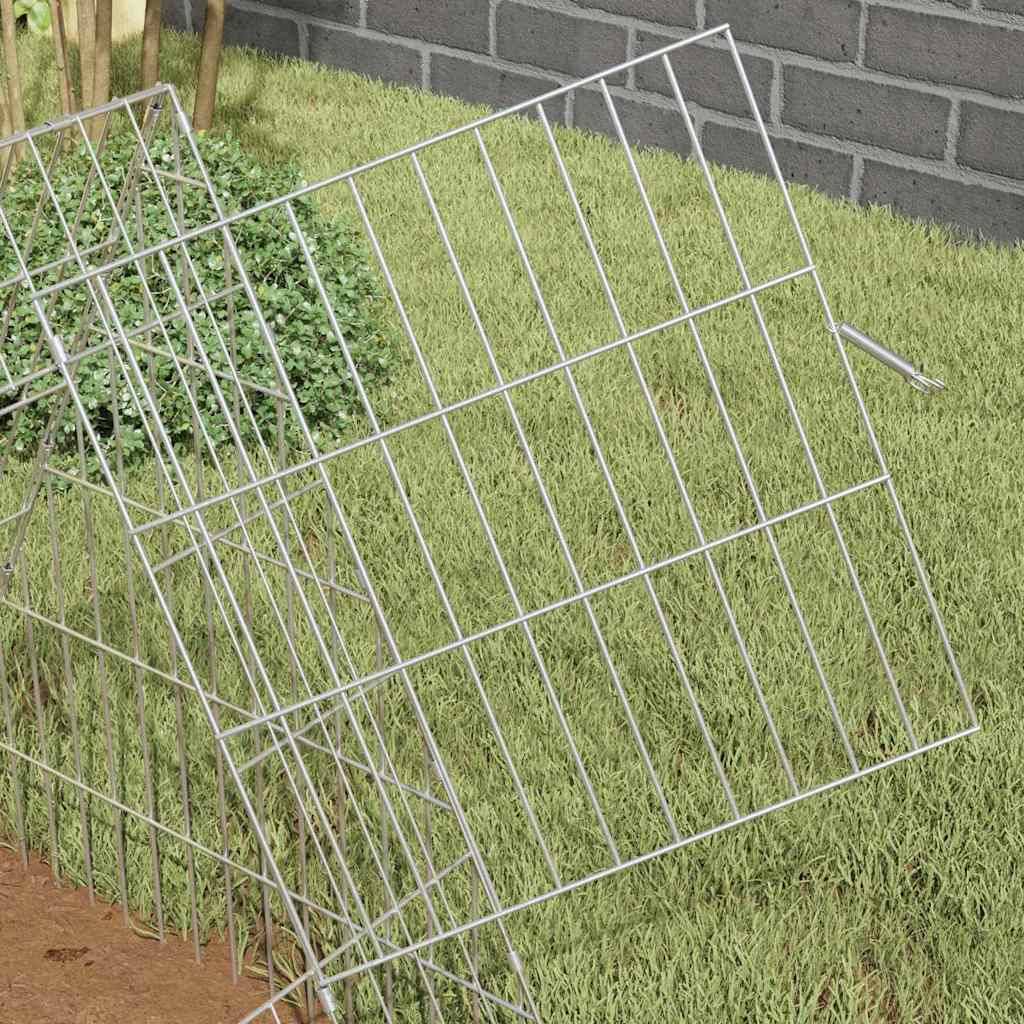 Vidaxl - Cage à poules Argent 215 x 55 x 55 cm Acier galvanisé vidaXL 3394433 - Image 5