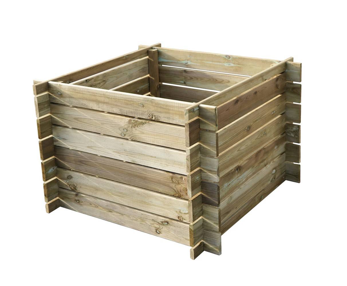 Jardipolys - Composteur CARDON 80x80xH60 - 250L Jardipolys - Image 1