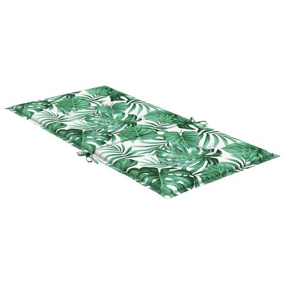 ComfortXL - Lot de 2 Coussins Dossier Bas Tissu Oxford Housse Amovible pour Chaise de Jardin Motif Feuilles 100x50cm – ComfortXL Outdoor Living - Image 5