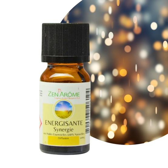 Synergie d'Huiles Essentielles Énergisante 10ml – Mélange d'huiles essentielles 100% pures et naturelles – Aromathérapie - Zen'Arôme - Image 2