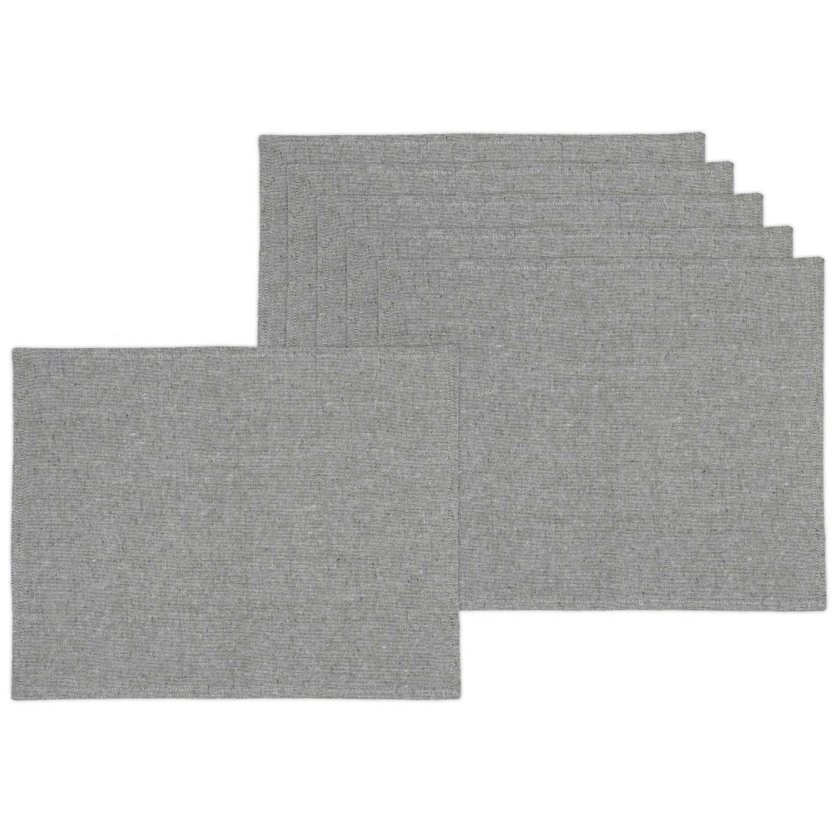 The Home Deco Factory - Set de table en coton Black forest 35 x 45 cm (Lot de 6) - Image 1