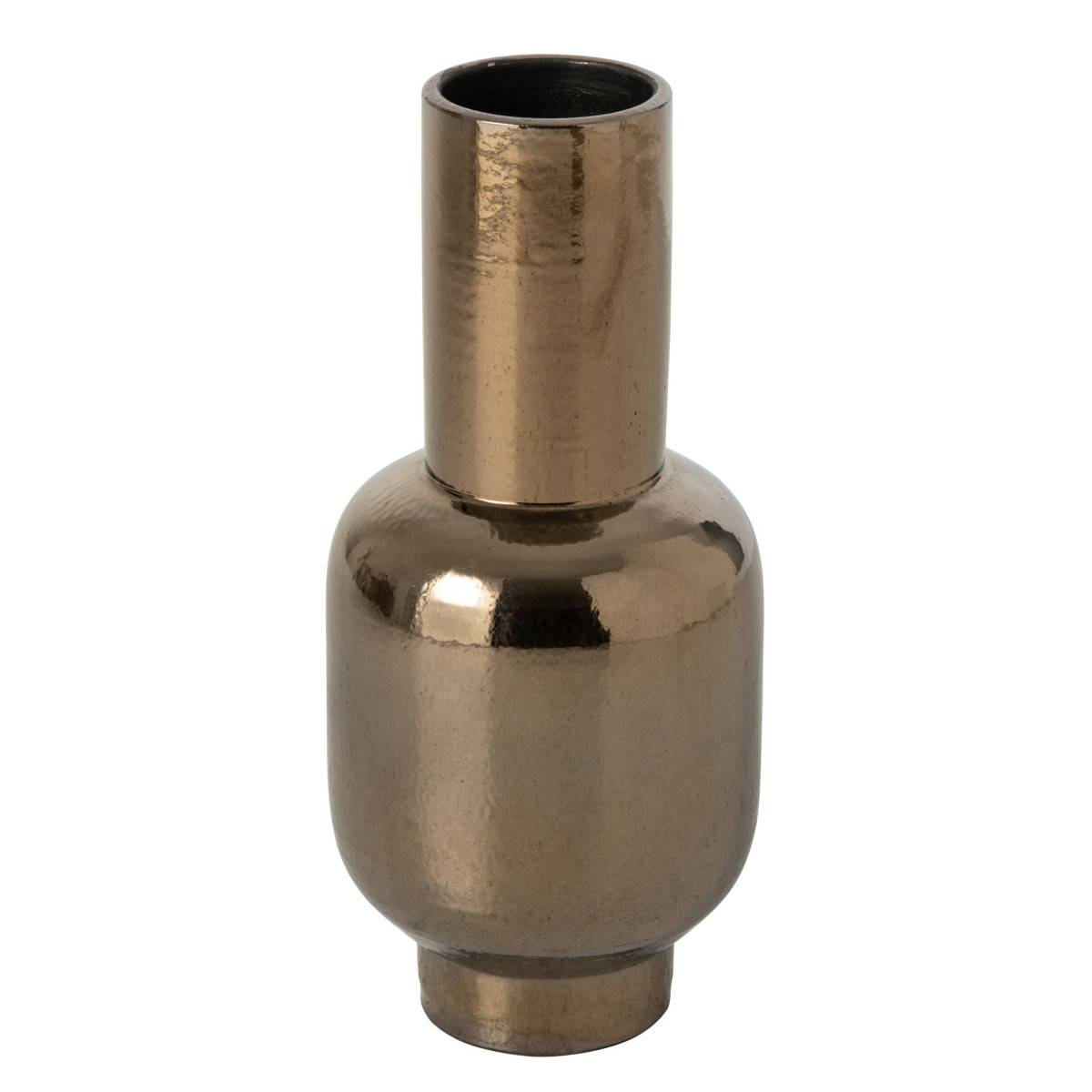 J-Line - Vase Design en Céramique "Astra" 50cm Bronze - Image 1