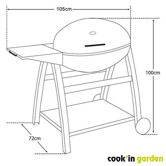 Barbecue charbon - TONINO 60 - Image 9