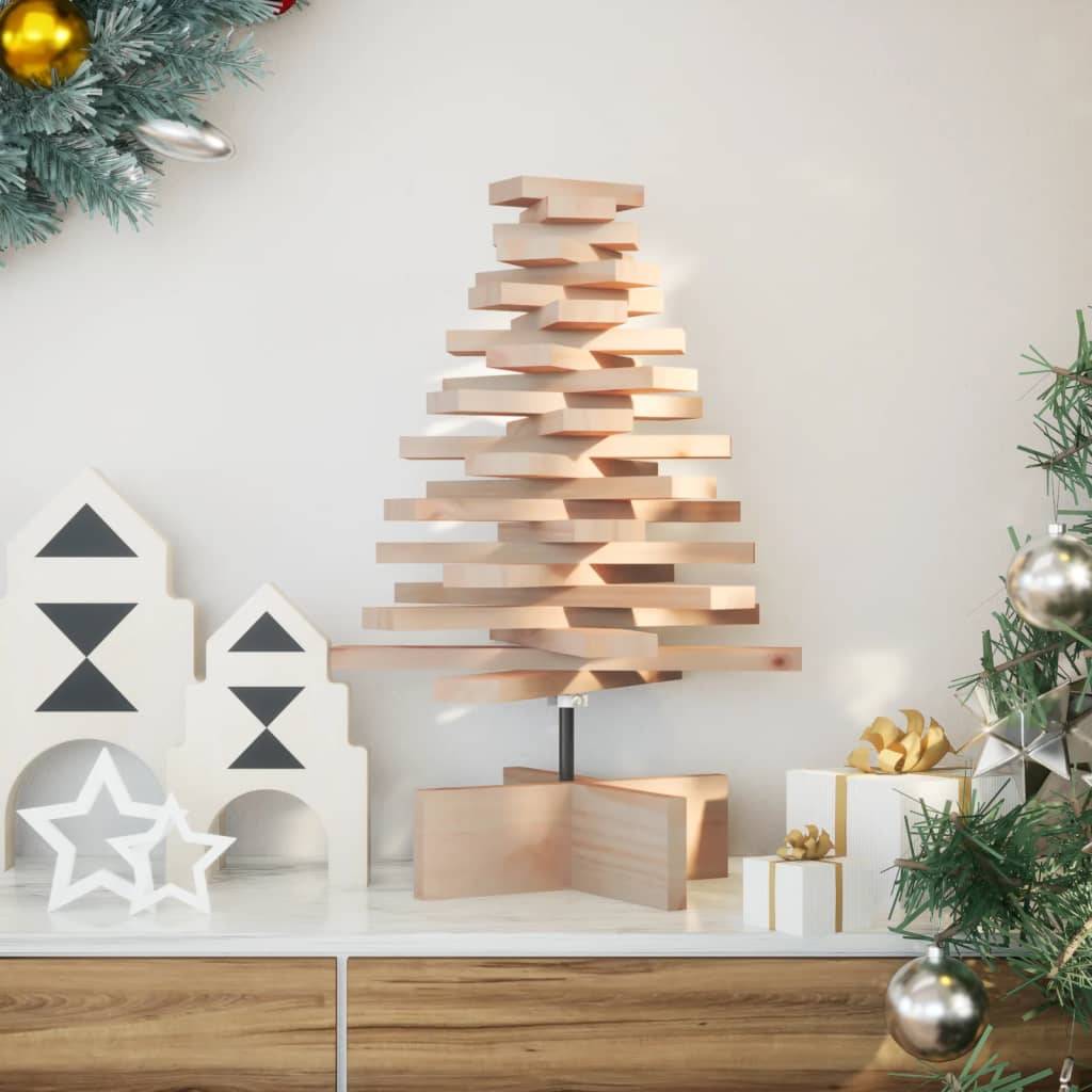 Maison Chic - Sapin de Noël | Arbre de Noël en bois pour décoration 60 cm bois massif de pin Maison Chic - Image 2