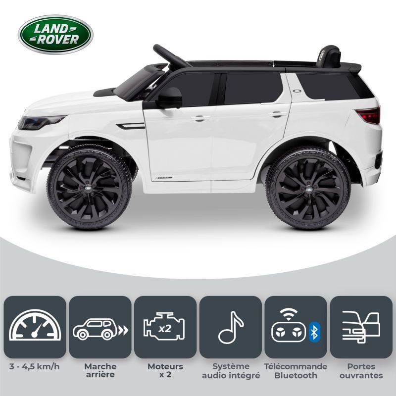 Voiture électrique SUV pour enfant Land Rover Discovery 2x 25W - marche AV/AR, Phares et Système audio LAND ROVER - Image 3