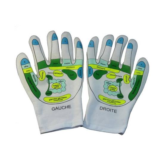 Gants hydratants Réflexologie & Spa (La paire) - Image 1