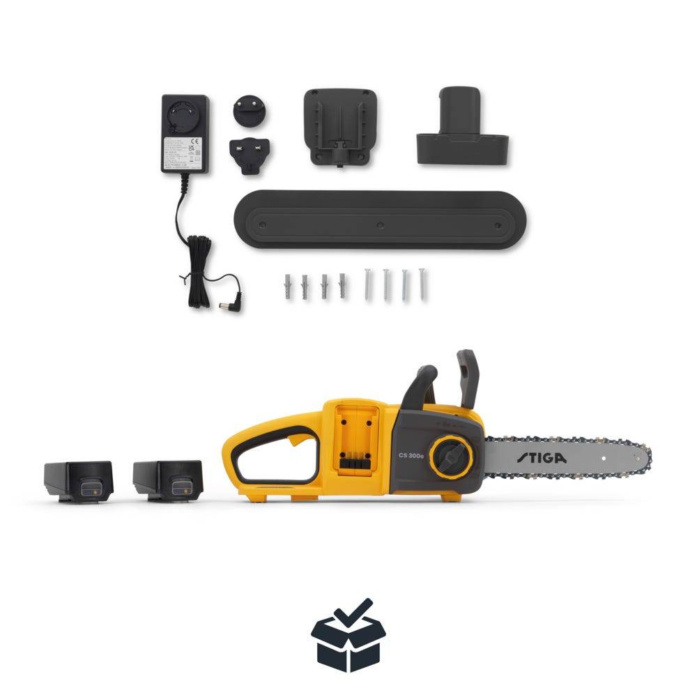 Stiga - Kit tronçonneuse CS 300e, batterie 20V (4Ah), coupe max 265 mm, sécurité avancée - STIGA - Image 8