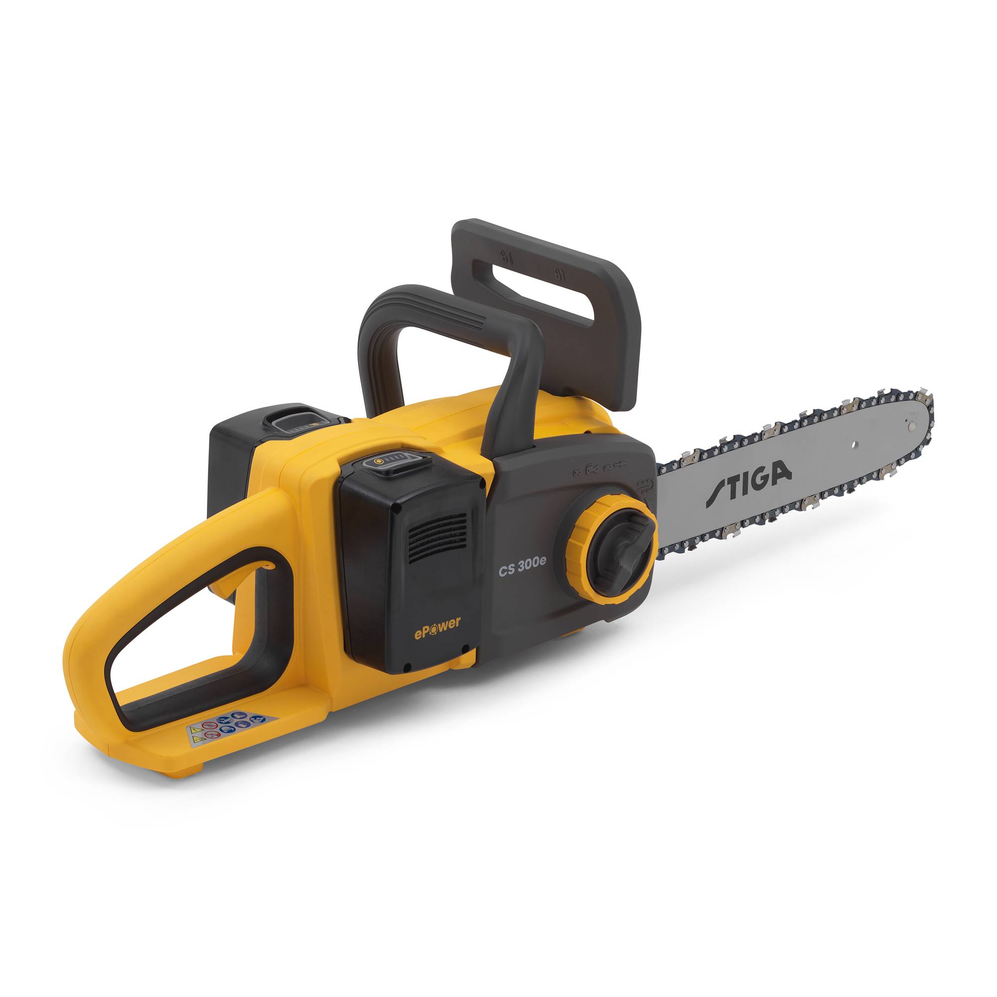 Stiga - Kit tronçonneuse CS 300e, batterie 20V (4Ah), coupe max 265 mm, sécurité avancée - STIGA - Image 1