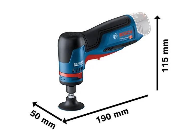 Bosch - Meuleuse droite Bosch GWG 12V-50 - Sans batterie, ni chargeur 6 Coffret L-BOXX - 06013A7001 - Image 2