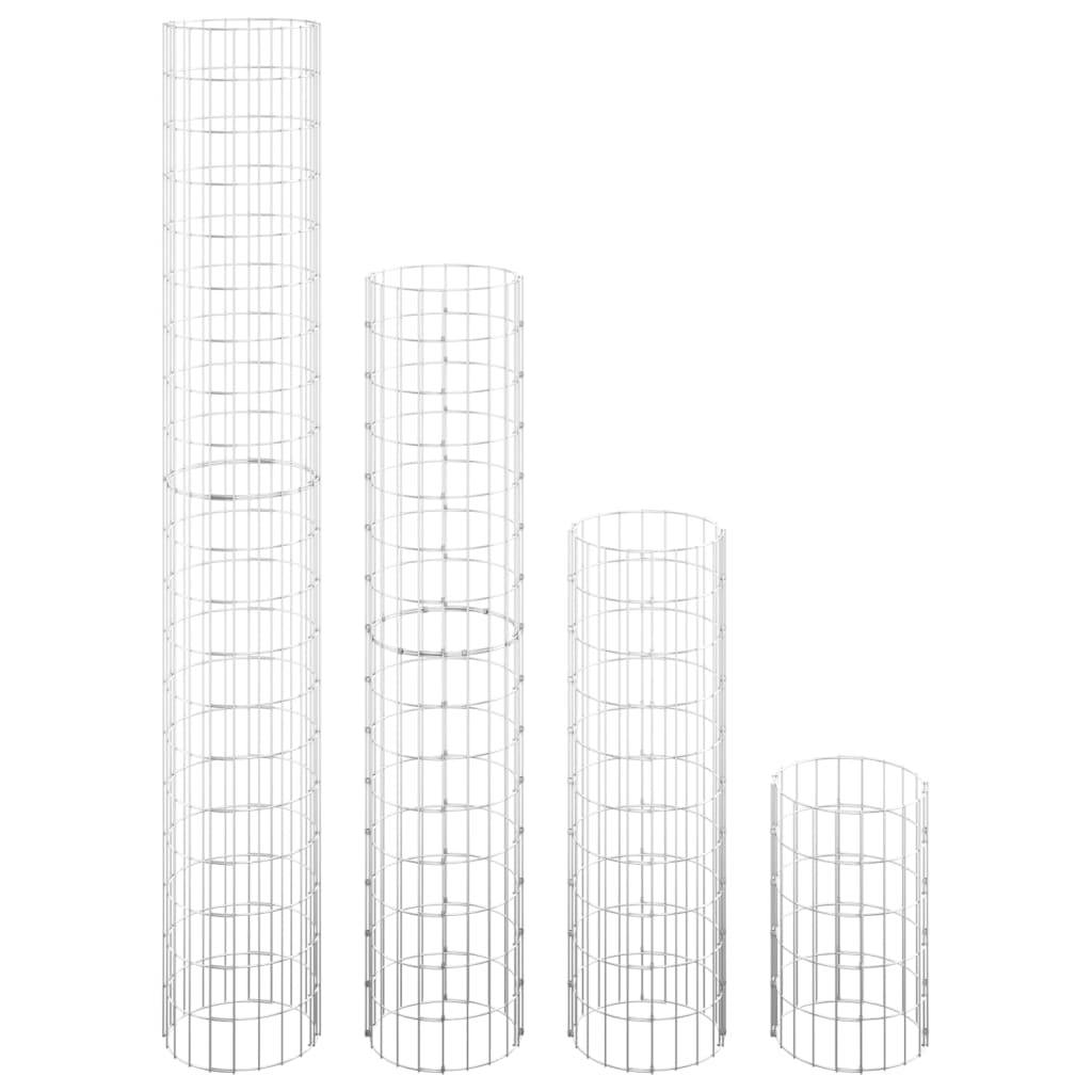 Vidaxl - Lits surélevés à gabion circulaires 4 pcs Ø30x50/100/150/200 cm vidaXL 152023 - Image 7