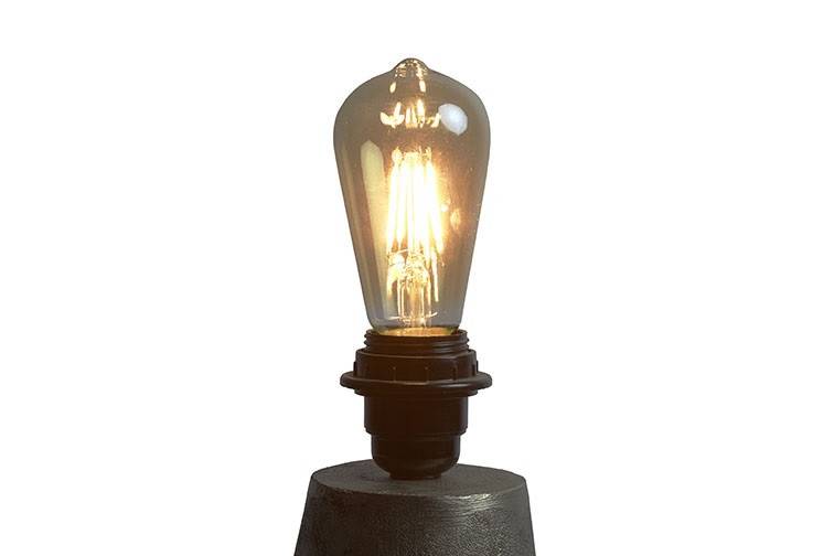 Ampoule filament E27 LED DIM Edison 2 doré - Image 2