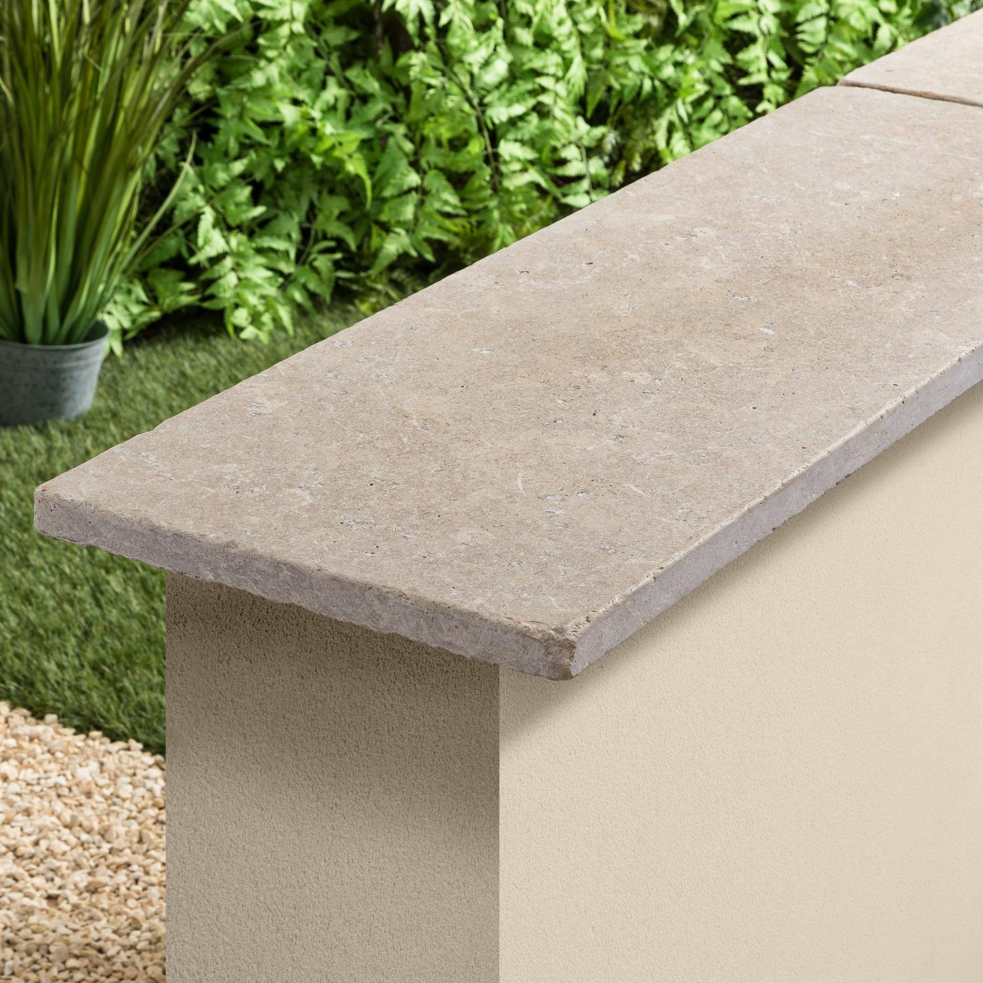 RO'MA Nature - Couvertine Pierre d'Egypte Beige 100x35x3 cm (à l'unité) - RO'MA NATURE - Image 1